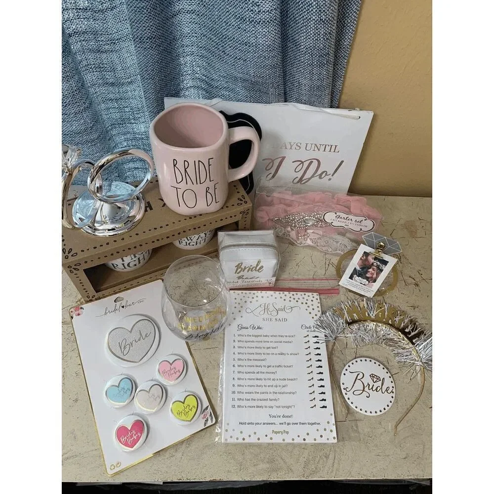 Bridal Shower Accessories (Rae Dunn Bride to Be Mug)